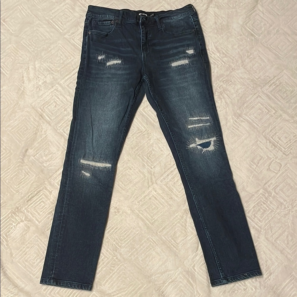RSQ Skinny Distressed Blue Jeans